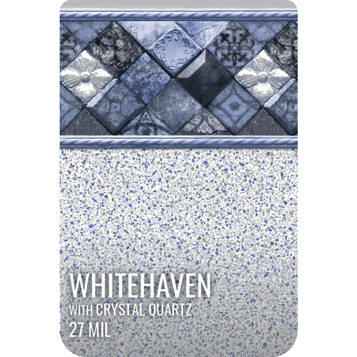 Whitehaven - Crystal Quartz Inground Pool Liner 27 mil. 
