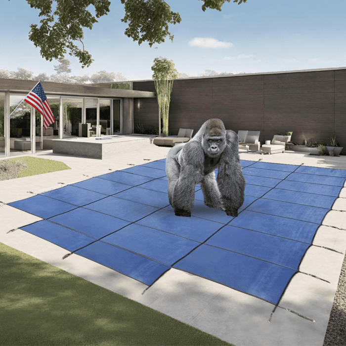 18' x 36' No Step "Gorilla" Blue Mesh In-Ground Pools- 16 YR Warranty