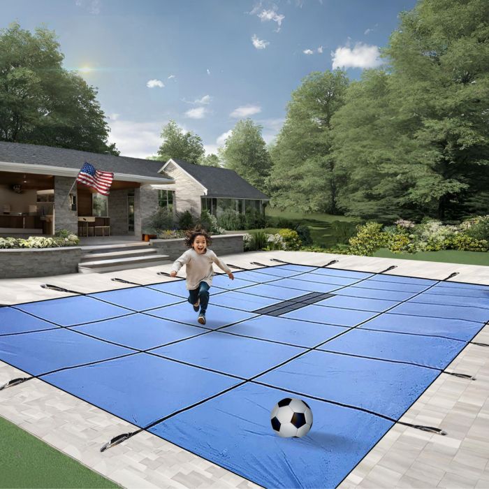 20' x 40' No Step"Gorilla" Blue Solid In-Ground Pools w/Drain