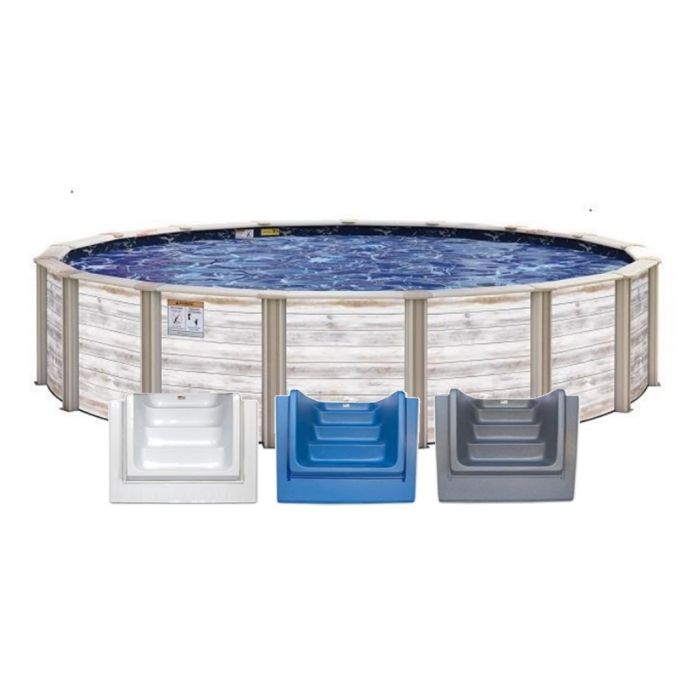 12' x 24' Oval 52" Wall Durango Premium Salt Friendly With In-Step Pool Package