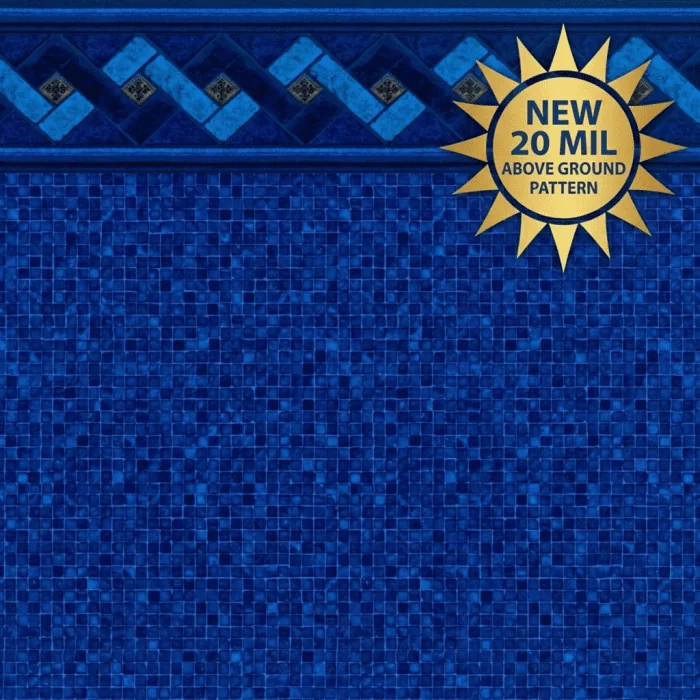 Azure Peak Multi-Bead 20 MIL Premium Above Ground Round Pools