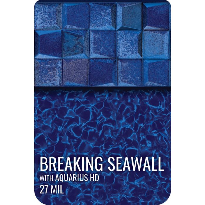 Breaking Seawall w/Aquarius HD 27 MIL - Clearance- By GLI