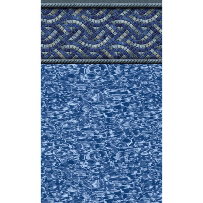 Newport - Wilkes Style Pool Liners-8' x 16' Rectangle 48" wall - 20 Gauge