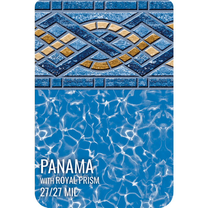 Panama w/ Royal Prism Inground Pool Liner - 27 mil