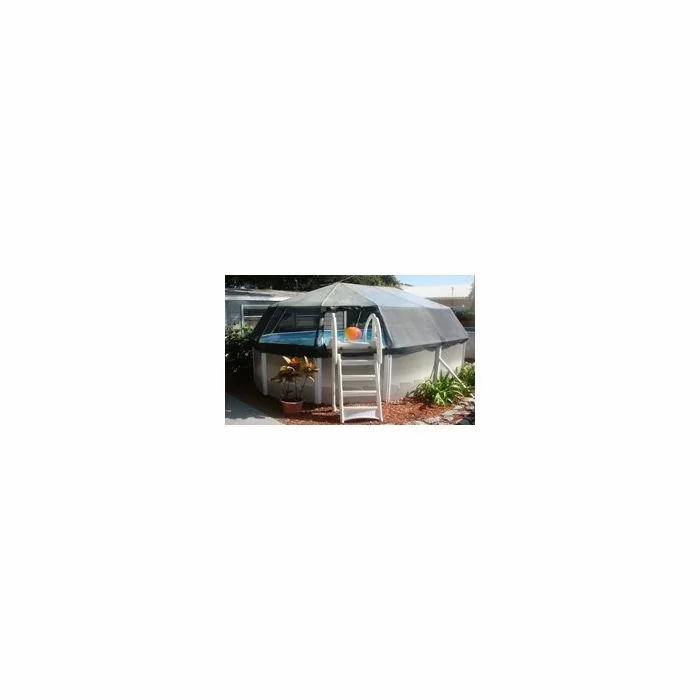 Screen Pool Dome 12x40 Oval - 24 panels