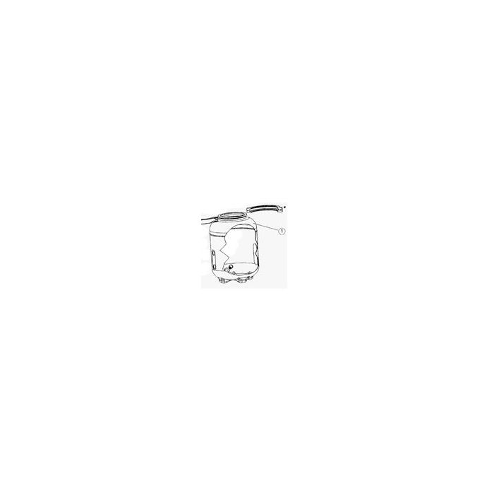 Tank with drain cap, gasket and screen for Embassy MINI sand filter 