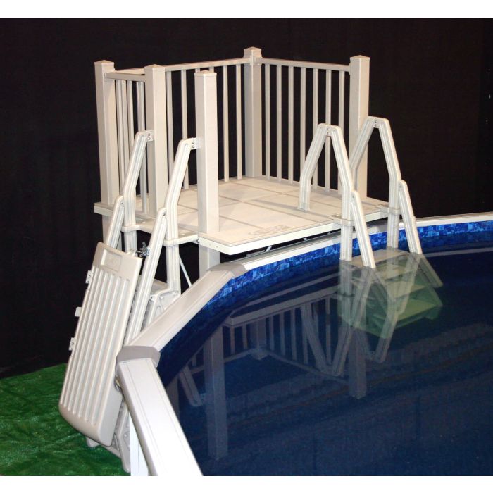 Vinyl Works 5 X 5 Resin Pool Deck Model SD - Taupe