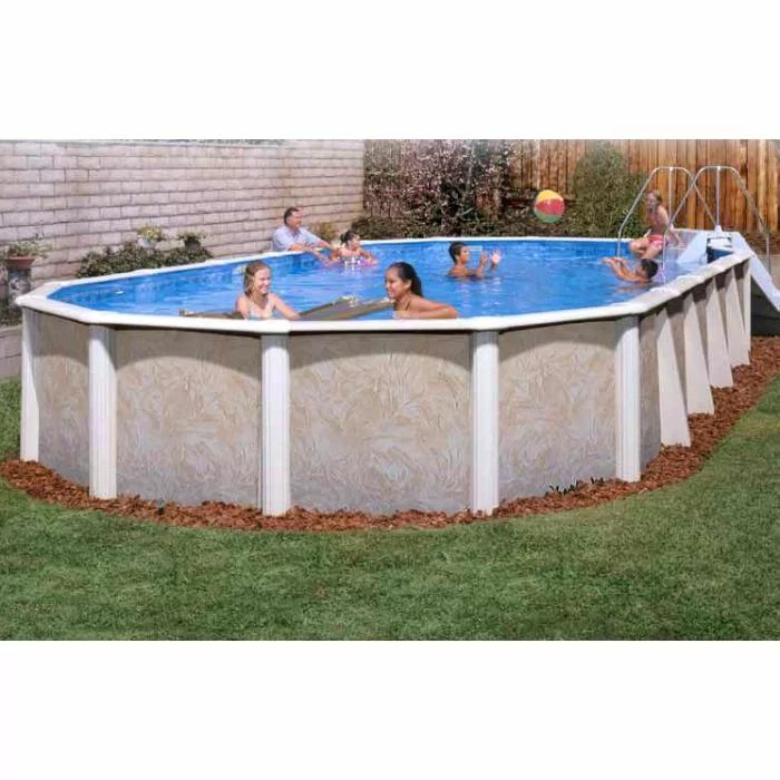 Whispering Wind III Above Ground Pool Package - 18'x33' Oval with 52" or 54" wall