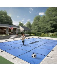 "Gorilla" Solid Safety Pool Cover for In-Ground Pools- 16 YR Warranty