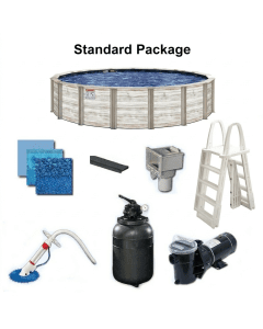 18' Round 52" Wall Durango Premium Salt Friendly Pool Package