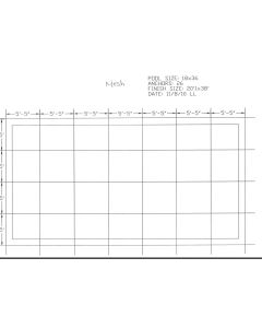 18'x36' Rectangle HPI Yard Guard Mesh 99% Safety Cover 