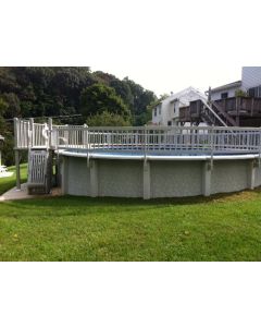 36" Vinyl Works Premium Pool Fence Kits- Taupe