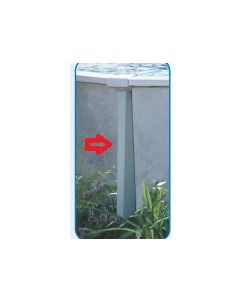  52" Side Support Vertical - Silvertone - 580-2074 