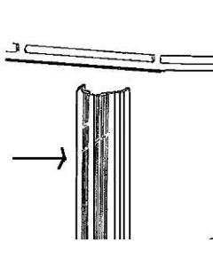6" DELUXE VERTICAL 52" - 580-2042 (EXTRA SHIPPING DUE TO LENGTH) 