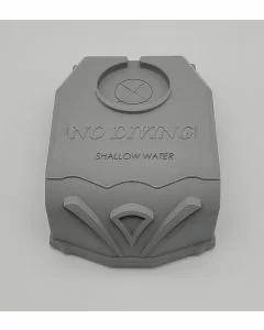 7" TOP CONNECTOR - COOL GRAY
