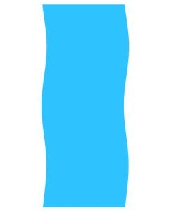 Blue Kayak Style Pool Liners with Standard Bead