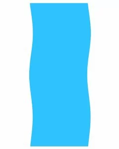 Blue Kayak Style Pool Liners with Standard Bead 