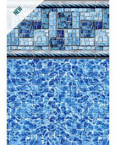 Bluestone Inground Pool Liner by Pegasus 27 mil