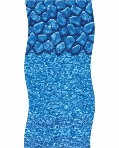 Boulder Swirl Aqua Leader beaded Round