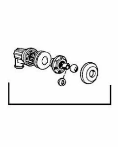  Complete Skimmer Return Fitting - Almond - 1121-1461 