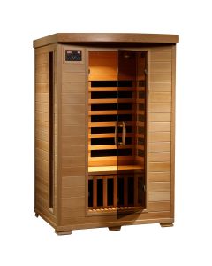 Coronado 2-Person Hemlock Deluxe Infrared Sauna with 6 Carbon Heaters - SA2409