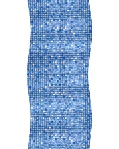 Cube Tile Aqua Leader beaded Oval