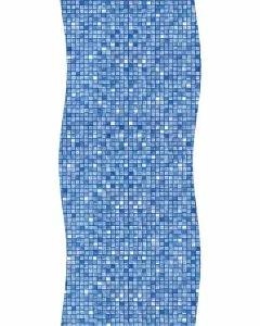 Cube Tile Aqua Leader beaded Oval