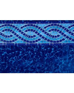 Del Mar with Cobalt Fusion Inground Pool Liner 27 mil