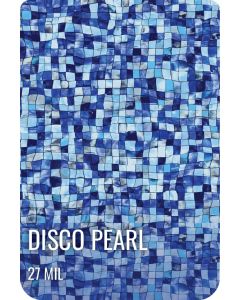 Disco Pearl Borderless Shimmer Stone Inground Pool Liner 27 mil.