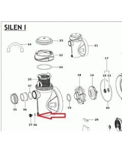 Drainage Cap O-Ring All Silen Models