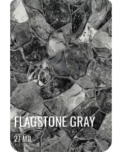 Flagstone Gray Bordless TrueStone Inground Pool Liner 27 mil. - Clearance- By GLI 