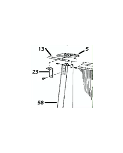 Grey Mist Side Stabilzer Rail 