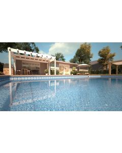 Hampton with Seaglass Inground Pool Liner availabe in 27 or 20 mil