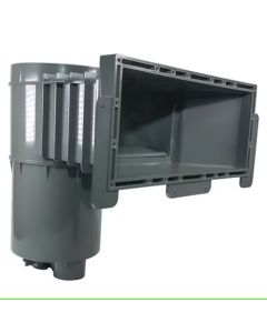Hayward SP10852OMDGR Auto-Skim Skimmer Wide Track Outside Mount - 1 1/2" FPT Dark Grey