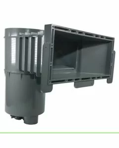 Hayward SP10852OMDGR Auto-Skim Skimmer Wide Track Outside Mount - 1 1/2" FPT Dark Grey