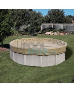 HPI Armor-Kote 20 Year Tan Winter Pool Cover - Oval