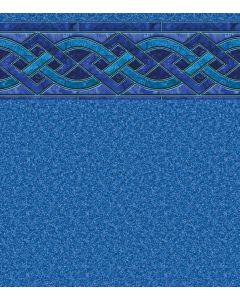 Indigo Marble with Blue Granite Inground Pool Liner 27 mil