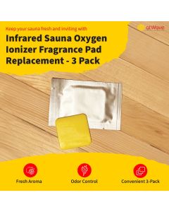 Infrared Sauna Oxygen Ionizer Fragrance Pad Replacement - 3 pack - SA5015