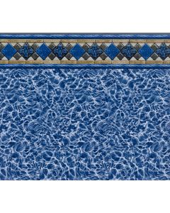 Kingsford Tile Light Blue Diffusion Floor Inground Liner by Freetime Fun 27 MIL