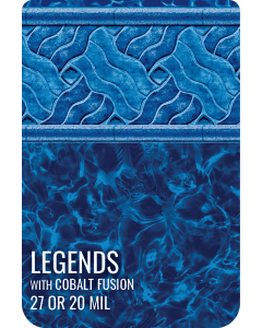 Legends with Cobalt Fusion Inground Pattern Available in 27 and 20 mil