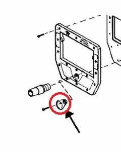 Lomart Skimmer Cover Plate - 340-1321