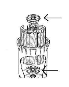 Lomart Ultima 5000 - D.E. Distributor Adaptor 