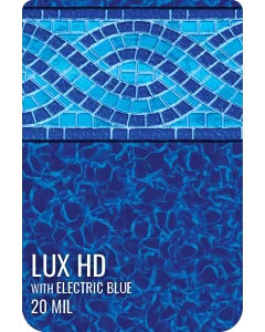 Lux HD with Electric Blue Inground Pool Liner 20 MIL - Clearance - By GLI 