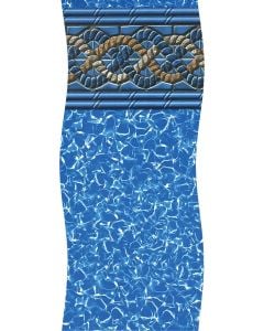 Mystri Gold Aqua Leader beaded Round 