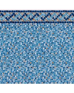 Oyster Bay Tile with Oyster Bay Floor Inground Liner by Freetime Fun - 27 MIL