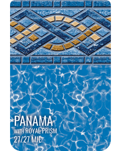 Panama w/ Royal Prism Inground Pool Liner - 27 mil