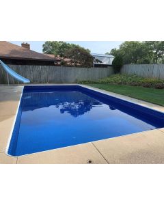 Renegade Tille Indigo Mosaic Floor Inground Liner by Freetime Fun 28 MIL