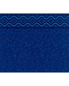 Renegade Tille Indigo Mosaic Floor Inground Liner by Freetime Fun 28 MIL