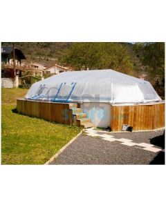 Replacement Vinyl Pool Dome Covers - Oval