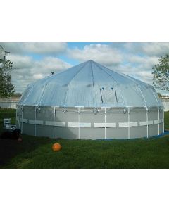 Round Replacement Vinyl Soft-Side Pool Dome Covers - Round